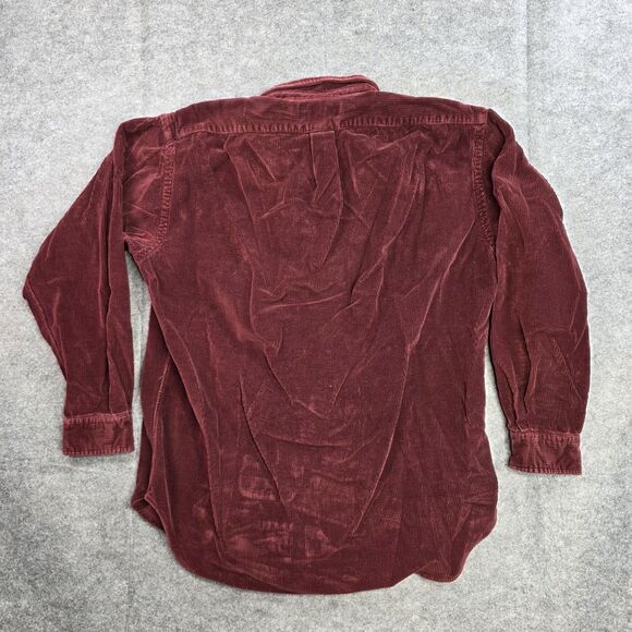 Ralph Lauren Men's Corduroy Shirt - Deep Red - Picture 2 of 7